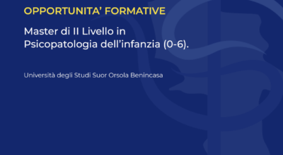 Università degli Studi Suor Orsola Benincasa anno accademico 2021/2022 Master di II Livello in Psicopatologia dell’infanzia (0-6)