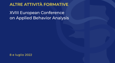 XVIII European Conference on Applied Behavior Analysis