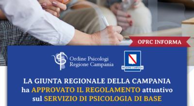 La Giunta regionale della Campania ha APPROVATO il regolamento attuativo del servizio di Psicologia di Base, uno step importantissimo a cui lavoriamo ininterrottamente da mesi.