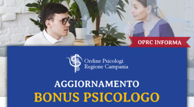 BONUS PSICOLOGO – aggiornamenti 20/07/2022