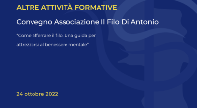 Convegno Associazione Il Filo Di Antonio