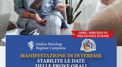 PSICOLOGIA DI BASE – ASL AVELLINO – PROVE ORALI