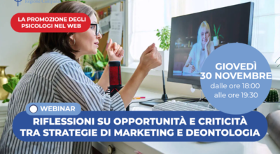 Promozione degli Psicologi sul web – Riflessioni su opportunità e criticità tra strategia di marketing e deontologia