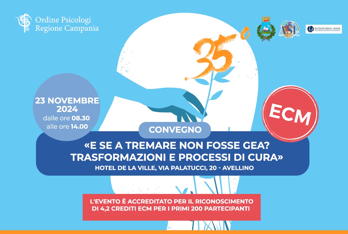 Evento ECM – “E se a tremare non fosse Gea? Trasformazioni e processi di cura”