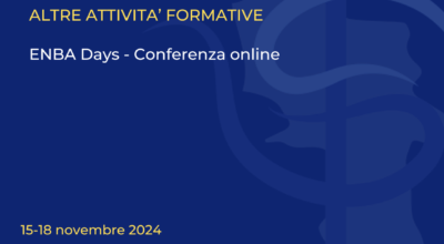 ENBA Days – Conferenza online