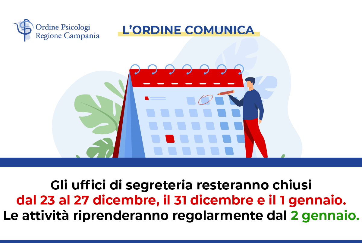 OPRC: chiusura degli uffici amministrativi e di segreteria