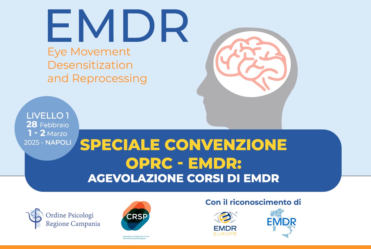 SPECIALE CONVENZIONE OPRC per EMDR. Agevolazione corsi di EMDR di Livello I