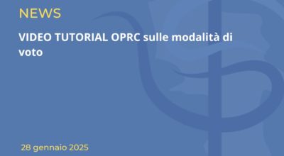 ELEZIONI OPRC 2025 – VIDEO TUTORIAL MODALITA’ DI VOTO