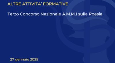 Terzo Concorso Nazionale A.M.M.I sulla Poesia