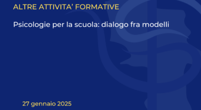 Convegno internazionale- Psicologie per la scuola: dialogo fra modelli