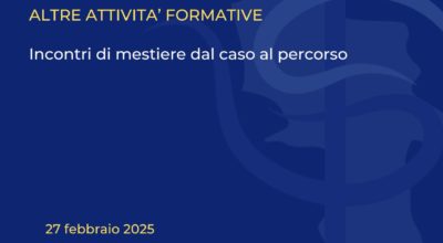 Incontri di mestiere dal caso al percorso